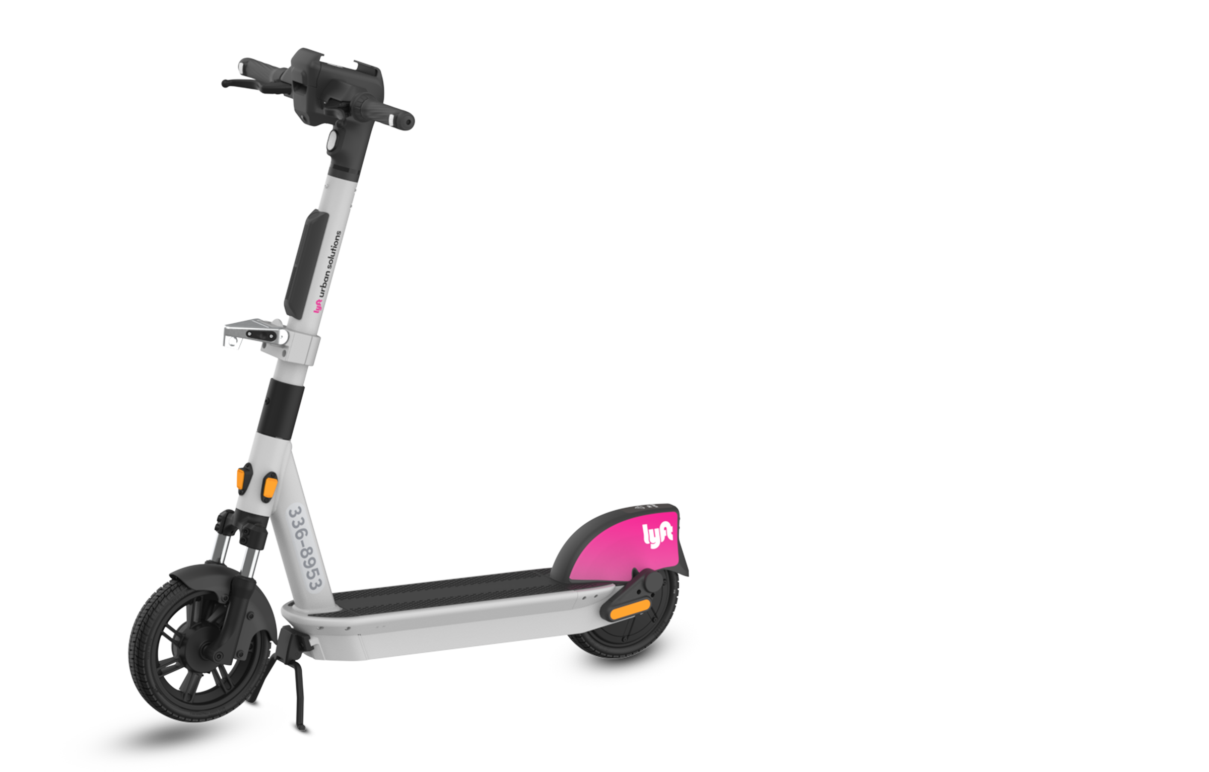 Orange mechanical bike Lyft Urban Solutions, FIT