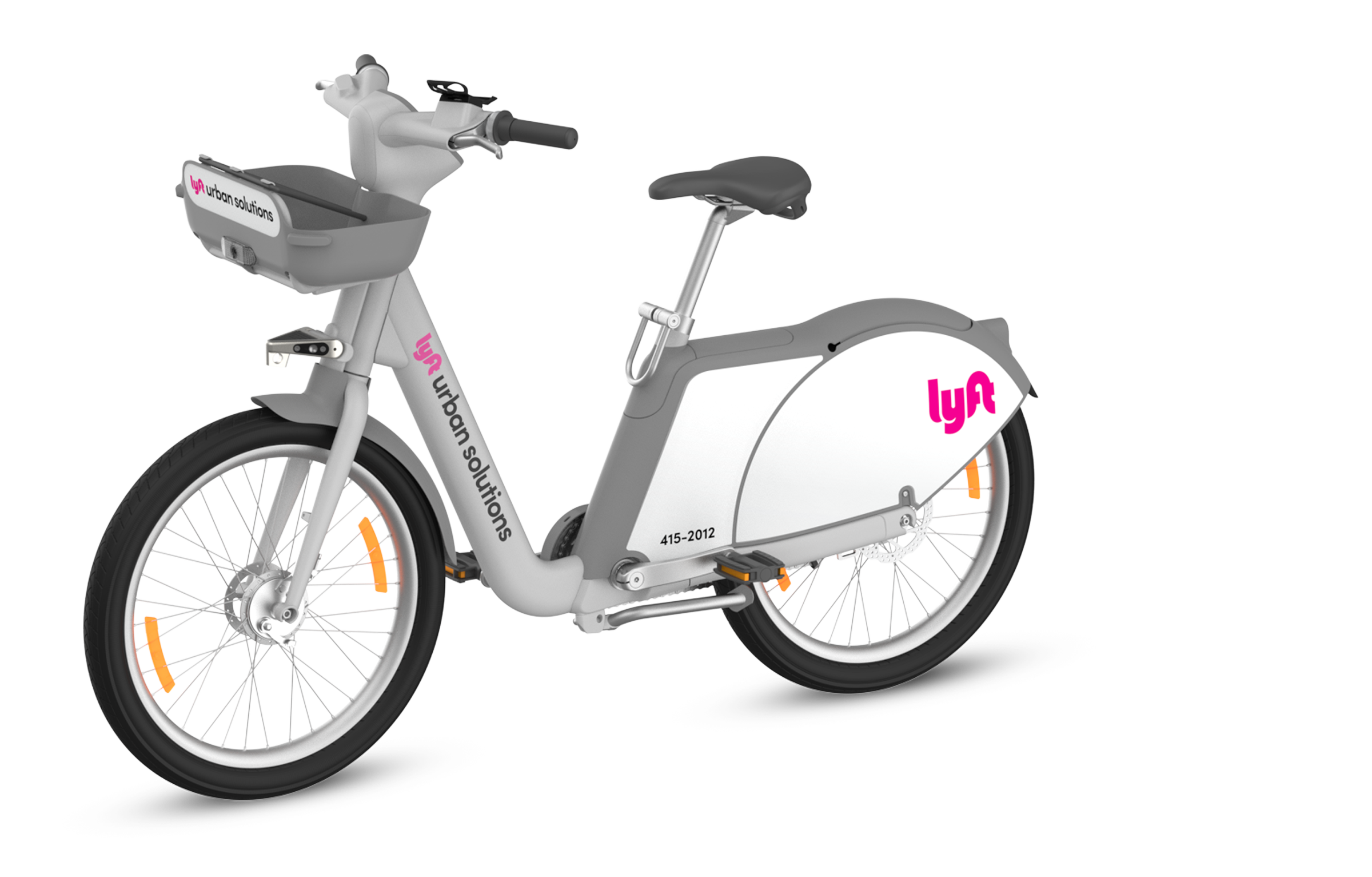 Orange mechanical bike Lyft Urban Solutions, FIT