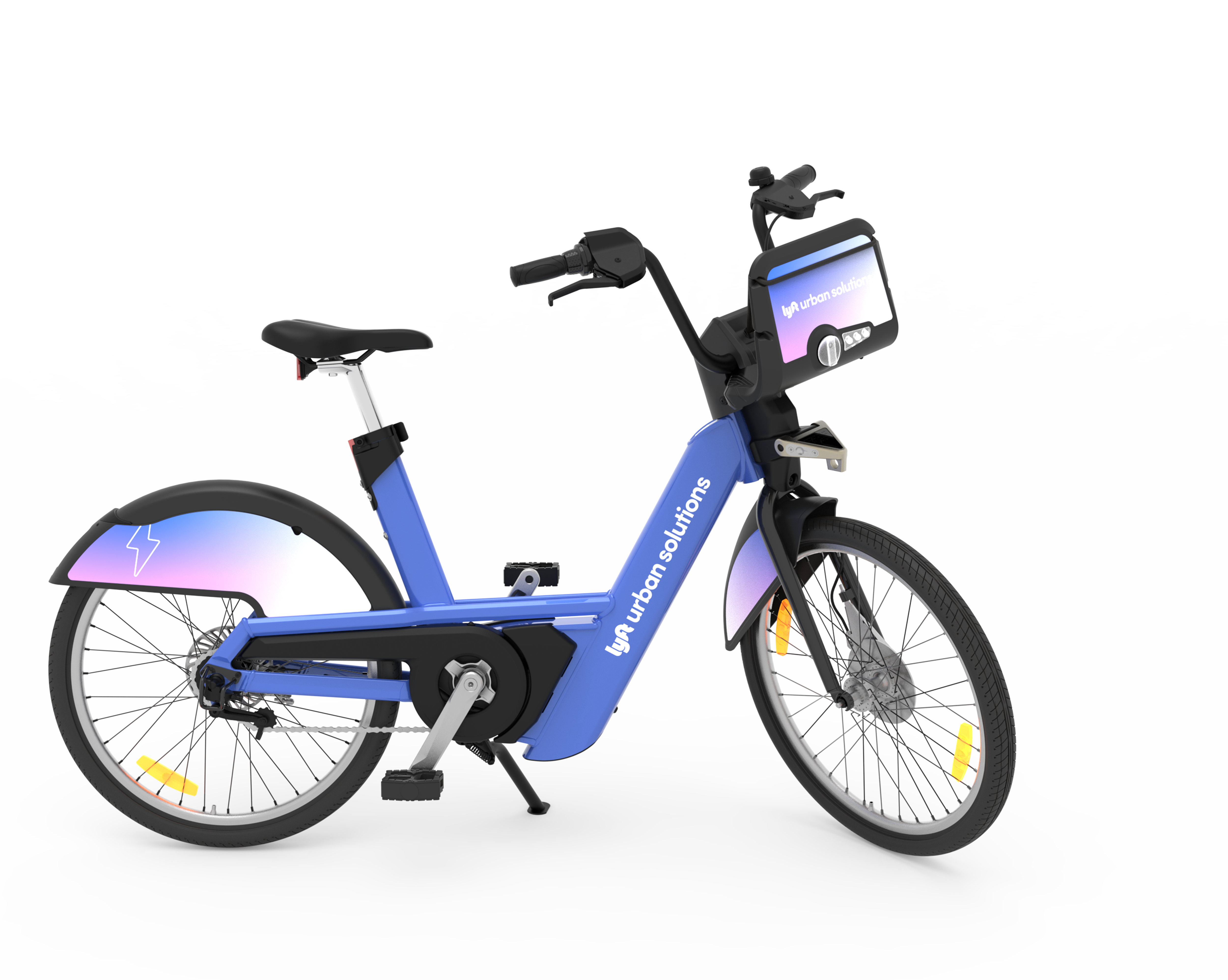 Orange mechanical bike Lyft Urban Solutions, FIT